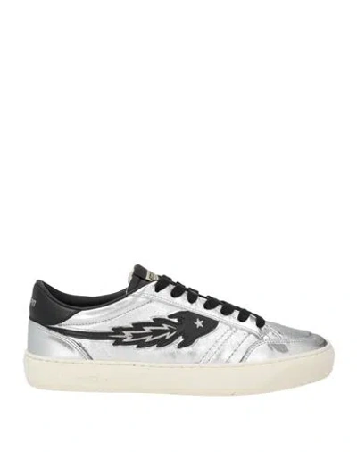 Enterprise Japan Woman Sneakers Silver Size 8 Calfskin