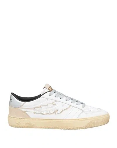 Enterprise Japan Woman Sneakers White Size 8 Calfskin, Cow Leather