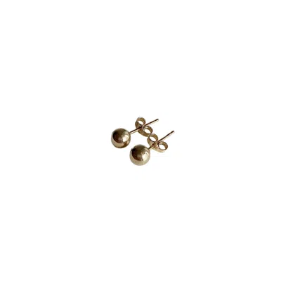 Enti Ana Women's Gold Ball Earrings