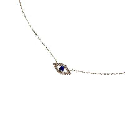 Enti Ana Women's Gold / Blue Protection Necklace