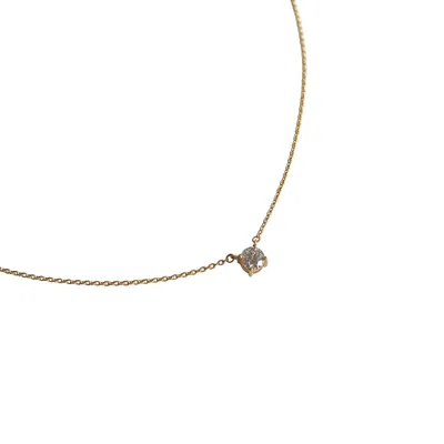 Enti Ana Women's Gold Solitaire Necklace