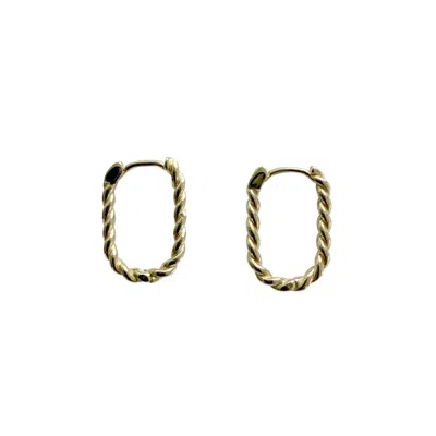 Enti Ana Women's Gold Twist Earrings