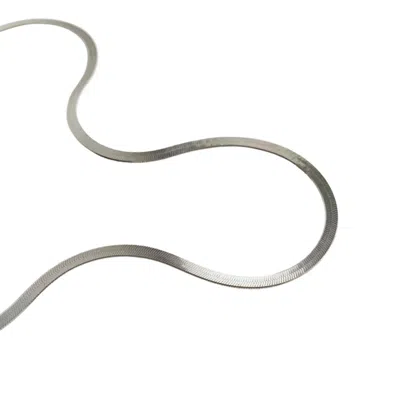 Enti Ana Women's Silver Herringbone