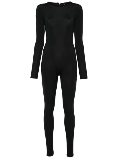 Entire Studios Long-sleeved Jumpsuit In Black
