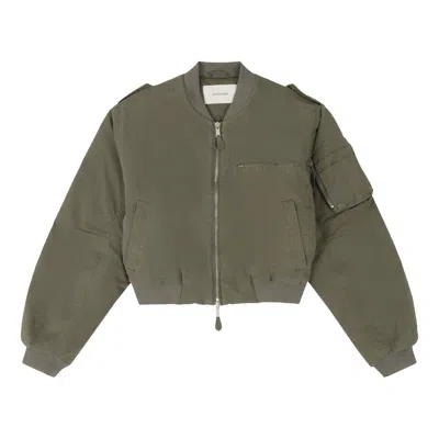 Pre-owned Entire Studios A-4 Bomber Jacket 'army' | Green | Men's Size M