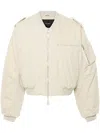 Entire Studios Beige A-4 Bomber Jacket In Neutrals