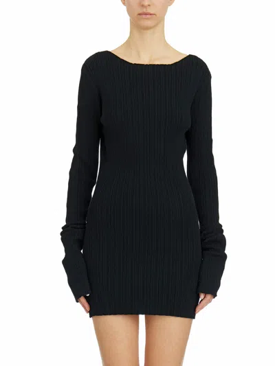 Entire Studios Abito Arches Long Sleeve Knit Black