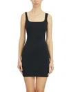 Entire Studios Abito Square Neck Mini Soot In Black