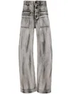 Entire Studios Assent Denim Pants In Grey