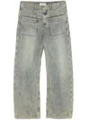 Entire Studios Asset Curved Jeans In Blue