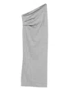 Entire Studios Asymmetric Maxi Skirt In Gray