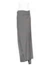 Entire Studios Asymmetric Skirt In Gray