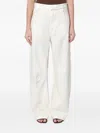 Entire Studios Back Patch-pocket Jeans In White