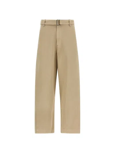 Entire Studios Baggy Belted Trousers In Neutral