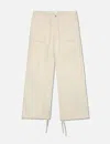 Entire Studios Barren Drawstring Cargo Pants In White