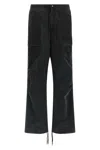 Entire Studios Barren Cargo Cotton Trousers In Blue