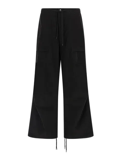 Entire Studios Unisex Cargo Pants With Drawstring Hem And Knee Details In Animal Print