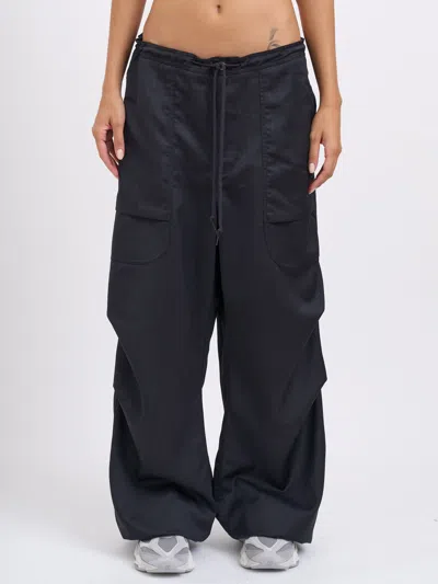 Entire Studios Barren Cargo Suiting Gray Pants In Black