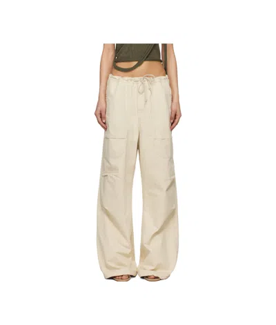 Entire Studios Barren Cargo Trousers In Off-white