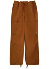 Entire Studios Barren Cotton Cargo Trousers In Copper