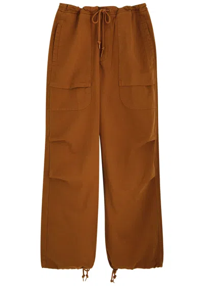 Entire Studios Barren Cotton Cargo Trousers In Copper