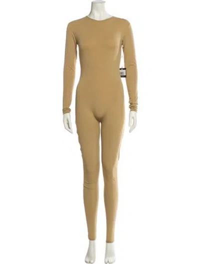 Pre-owned Entire Studios Bateau Neckline Jumpsuit W/ Tags In Neutral