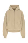 Entire Studios Beige Cotton Thermal Sweatshirt In Neutral
