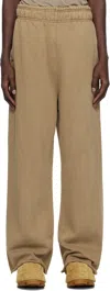 Entire Studios Beige Full Sweatpants In Cork
