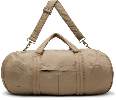Entire Studios Beige Standard Duffle Bag In Cork