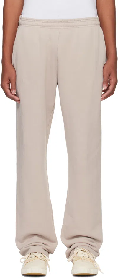 Entire Studios Beige Straight Leg Sweatpants In Pink