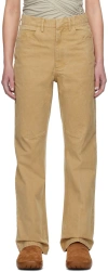 Entire Studios Beige Task Jeans In Dust