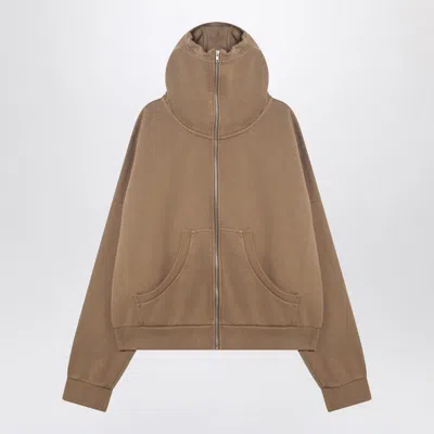 Entire Studios Beige Zip-up Sweatshirt In
