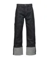 Entire Studios Belt Loop Jeans In Black