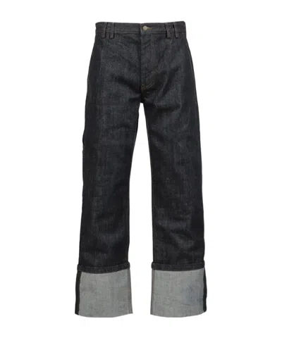 Entire Studios Belt Loop Jeans In Black