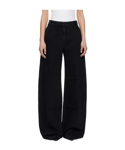 Entire Studios Belt Loops Jeans In Black