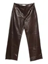 Entire Studios Belt-loops Trousers In Brown