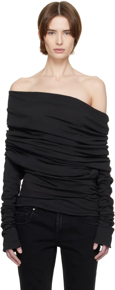 Entire Studios Black Bound T-shirt In Soot