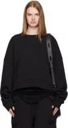 Entire Studios Black Box Crew Sweatshirt In Black
