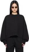 Entire Studios Black Box Crew Sweatshirt In Soot