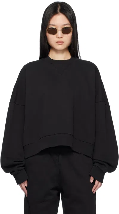 Entire Studios Black Box Crew Sweatshirt In Soot