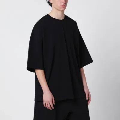 Entire Studios Black Boxy Tshirt In Multi