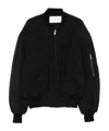 Entire Studios Black Broad Bomber Jacket