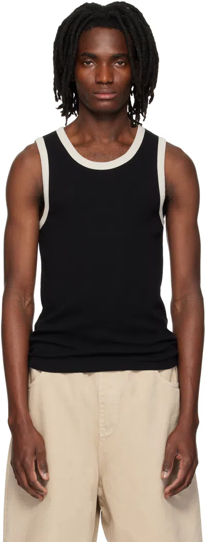 Entire Studios Black Contro Tank Top