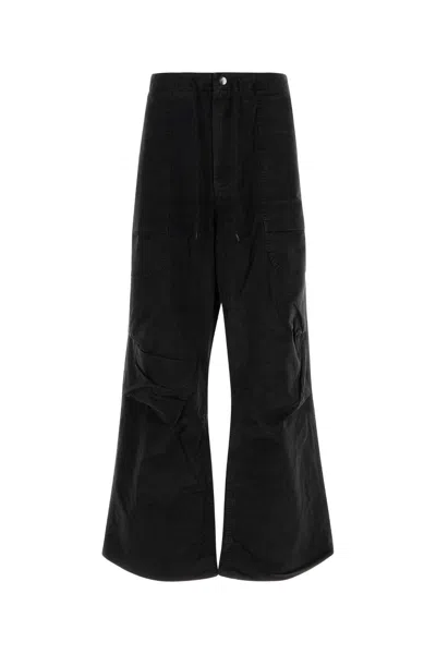 Entire Studios Black Cotton Barren Pant