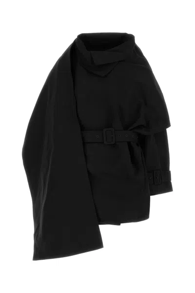 Entire Studios Black Cotton Coat