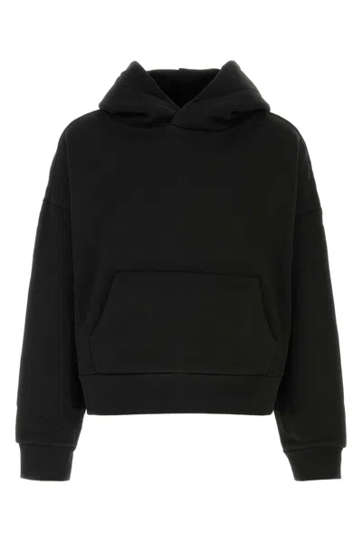 Entire Studios Black Cotton Oversize Sweatshirt In Blue