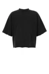 Entire Studios Boxy Silhouette Cotton T-shirt In Soot