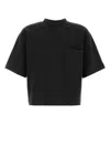 Entire Studios Boxy Silhouette Cotton T-shirt In Soot