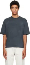 Entire Studios Black Dart T-shirt In Blue