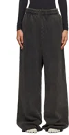 Entire Studios Black Full Sweatpants In Black